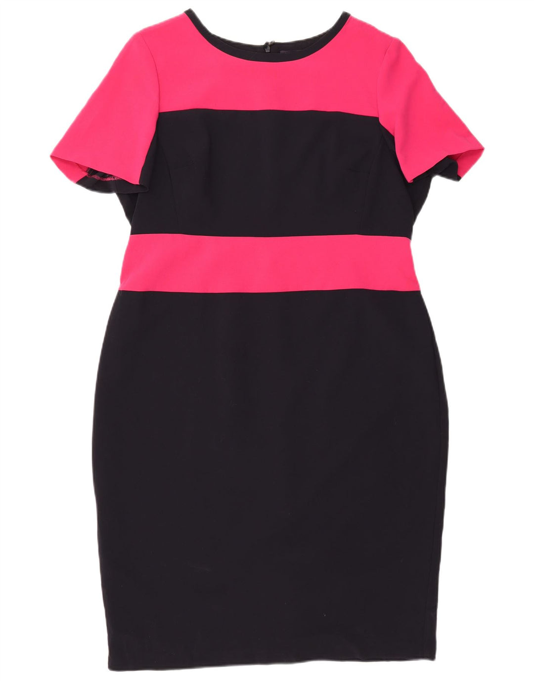 MARKS & SPENCER Dameskedekjole UK 18 XL Sort Colourblock Polyester