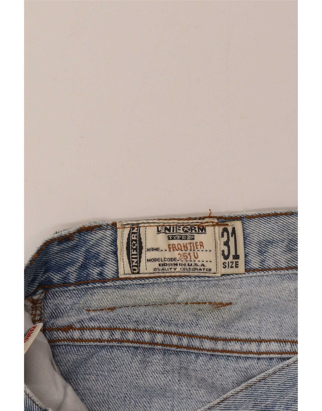 Uniform Herre Straight Jeans W31 L30 Blå Bomuld