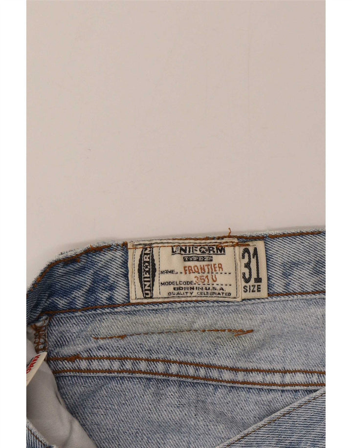 Uniform Herre Straight Jeans W31 L30 Blå Bomuld