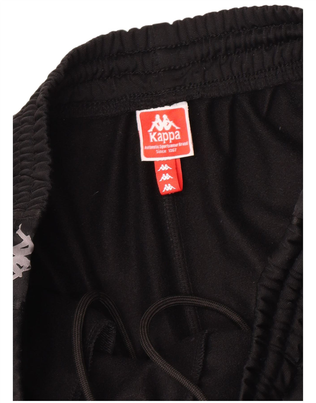 Kappa Herre grafisk træningsdragt Bukser Joggers Medium Sort Polyester