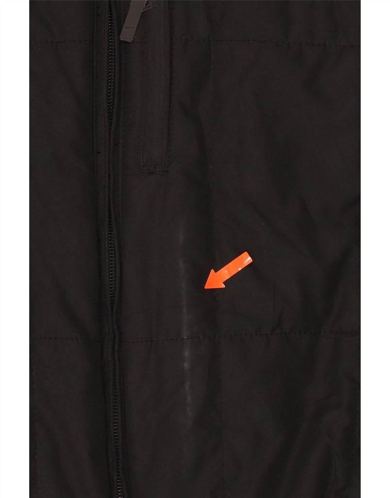 NIKE Womens Padded Jacket UK 12 Medium Black Polyester Vintage Nike and Second-Hand Nike from Messina Hembry 