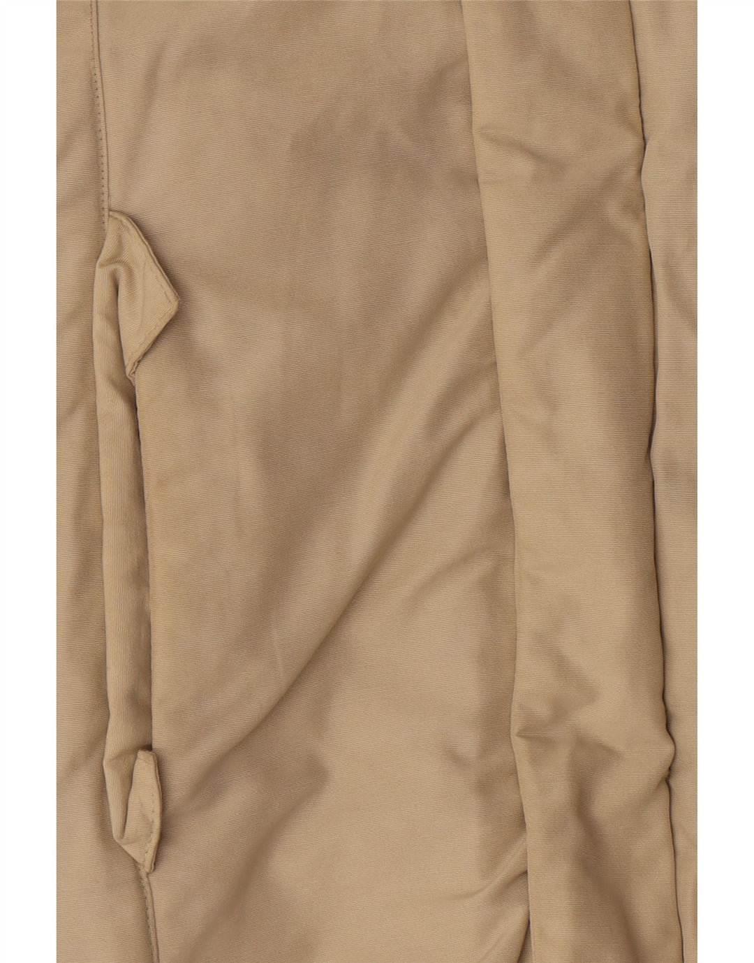 Woolrich Dame Hætte Polstret Frakke UK 12 Medium Beige Bomuld
