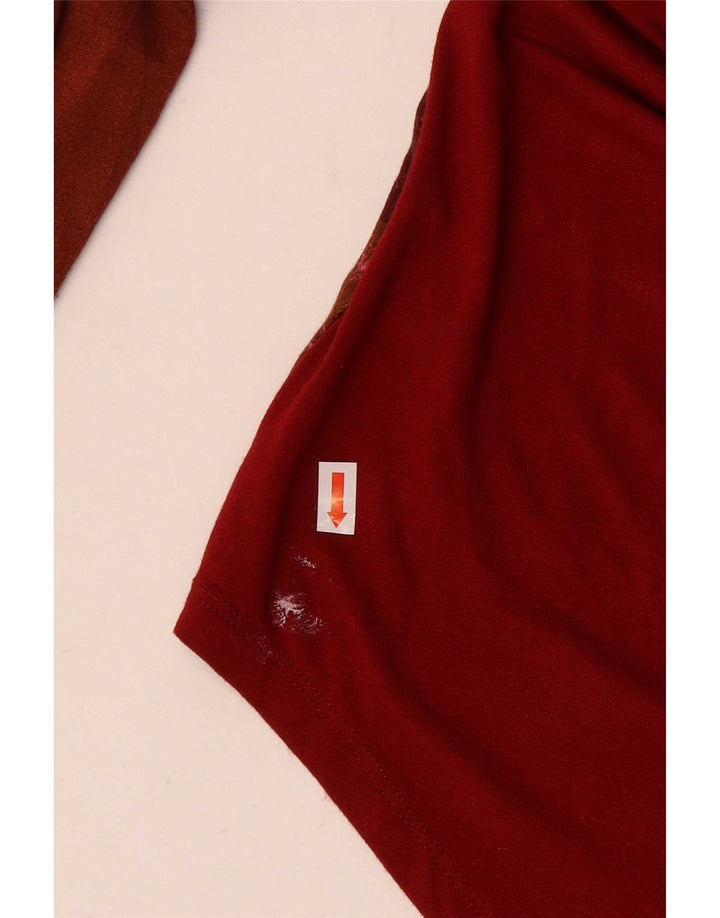Desigual Damebluse Top UK 14 Medium Rød Paisley Viscose