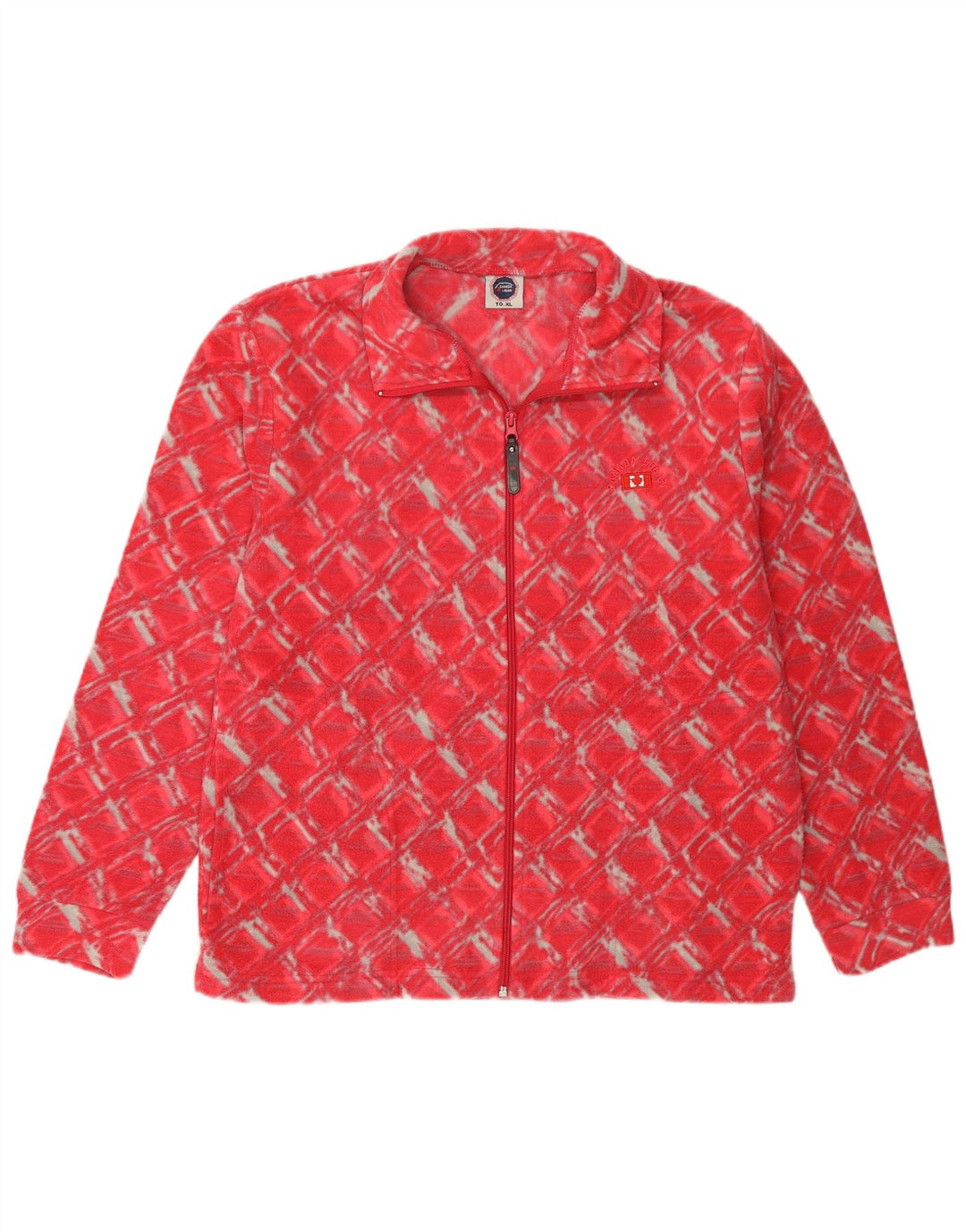 Canada Logan Dame Fleecejakke UK 18 XL Pink Geometrisk Polyester