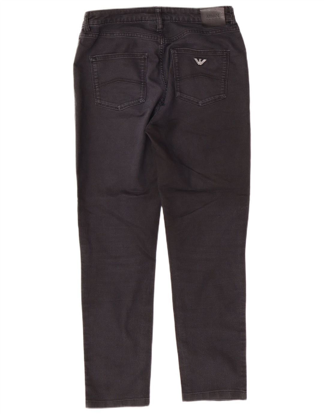 ARMANI koniske jeans til kvinder W29 L27 sort bomuld