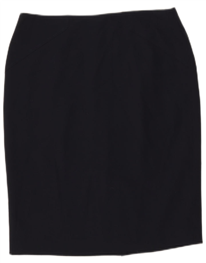 John Lewis Pencil Nederdel til kvinder UK 12 Medium W30 Marineblå polyester