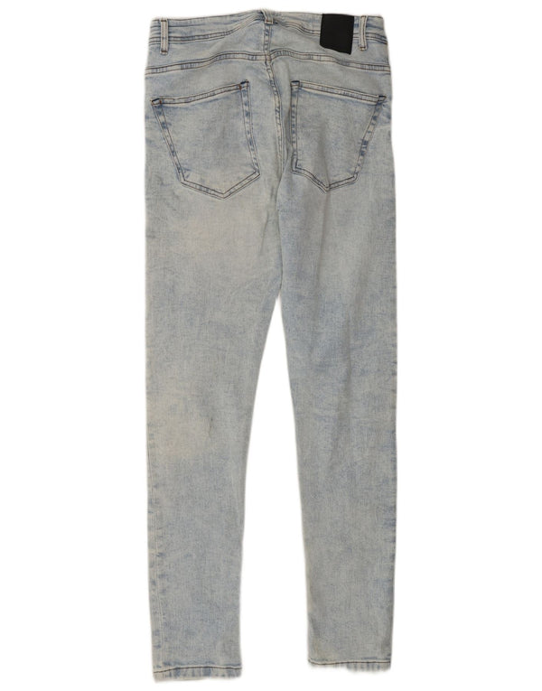 Zara Herre Skinny Jeans EU 40 Medium W31 L30 Blå Bomuld