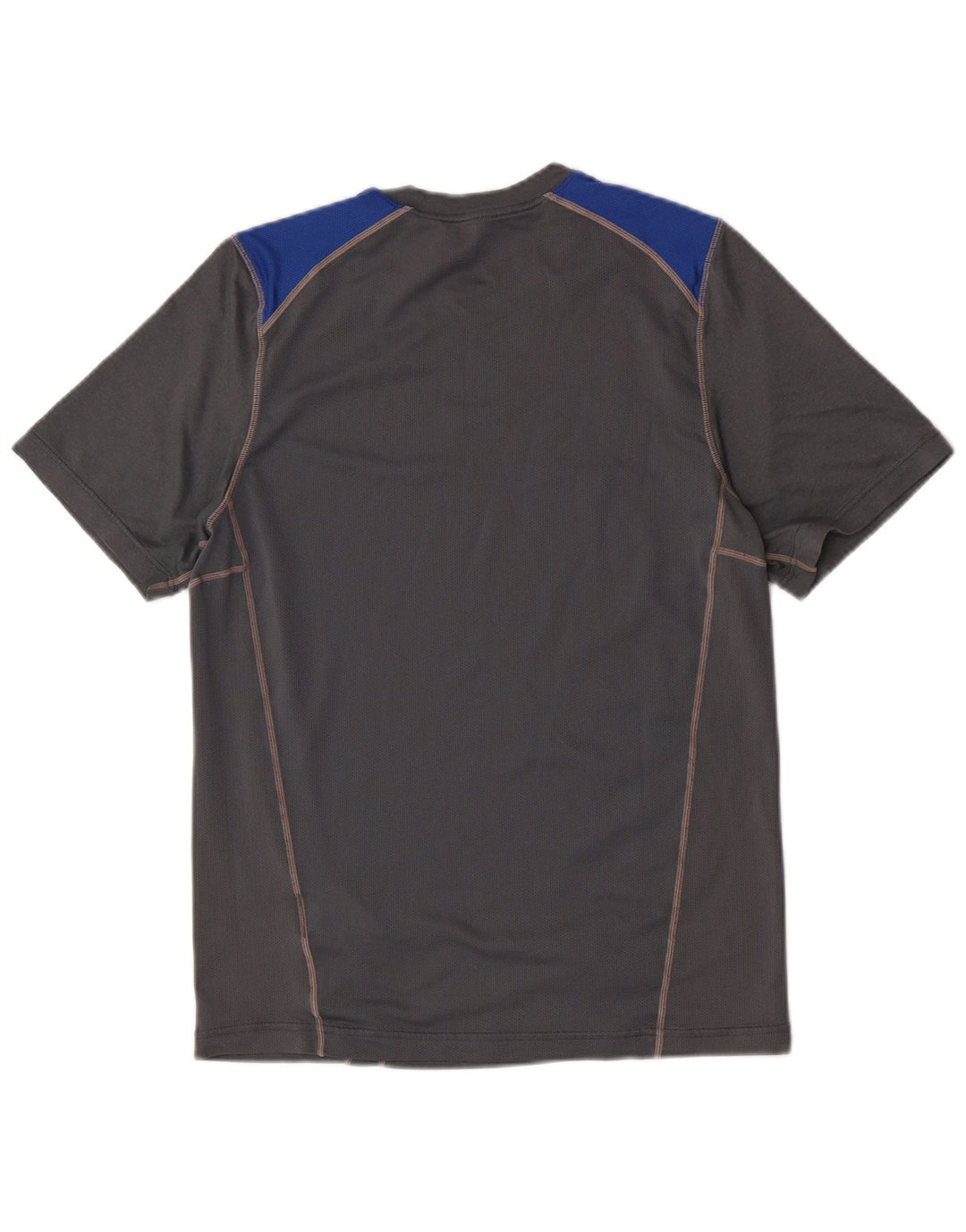 Nike T-shirt top til mænd, lille grå colourblock polyester
