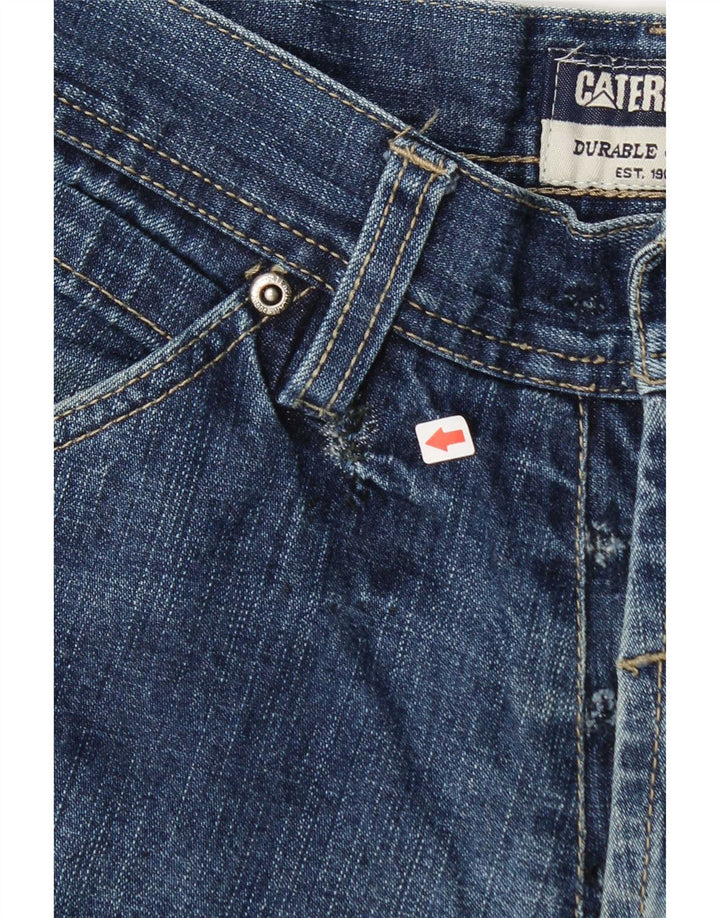 Caterpillar Herre Cargo Straight Jeans W28 L31 Blå Bomuld
