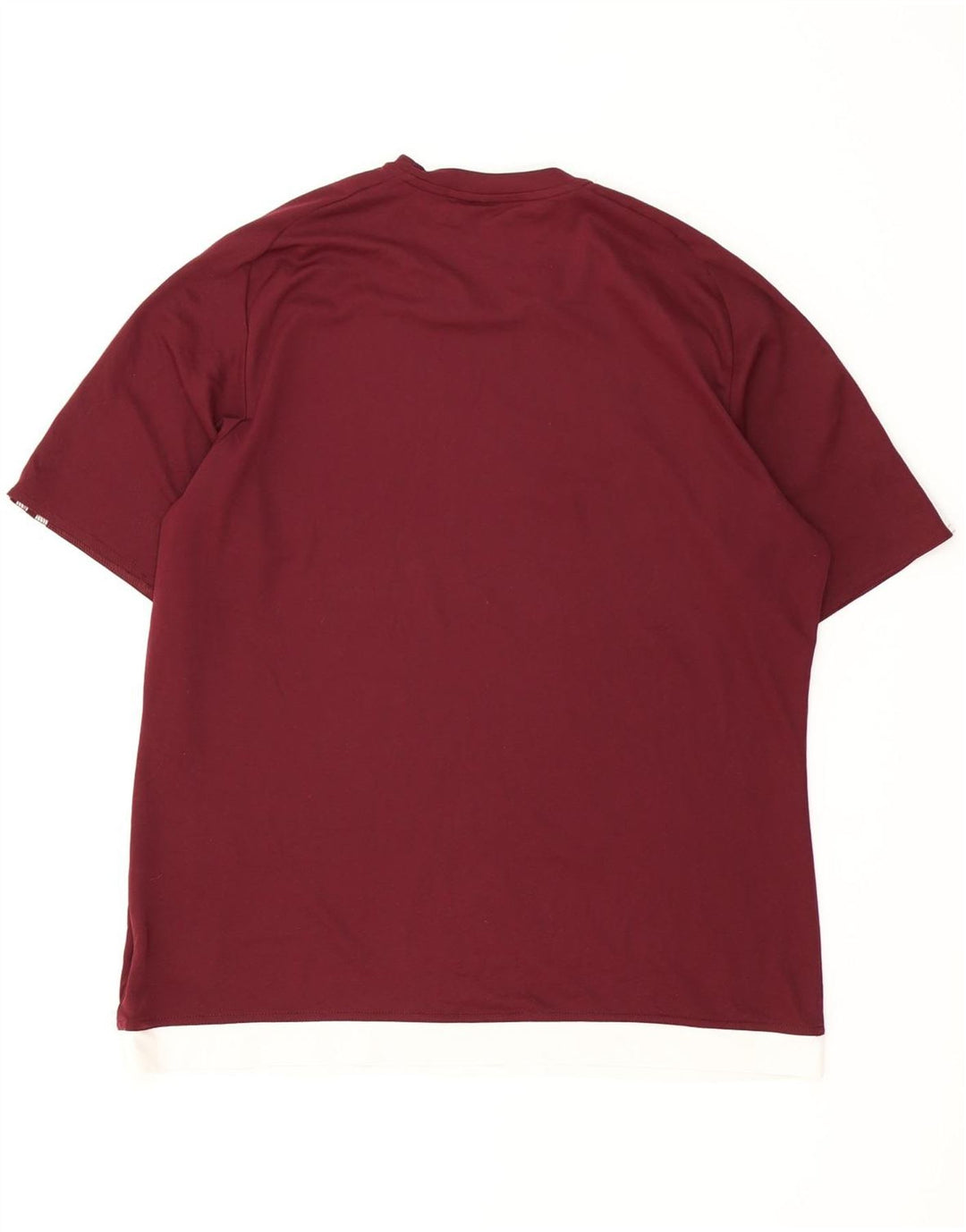 Adidas Herre Climalite T-Shirt Top Stor rødbrun polyester