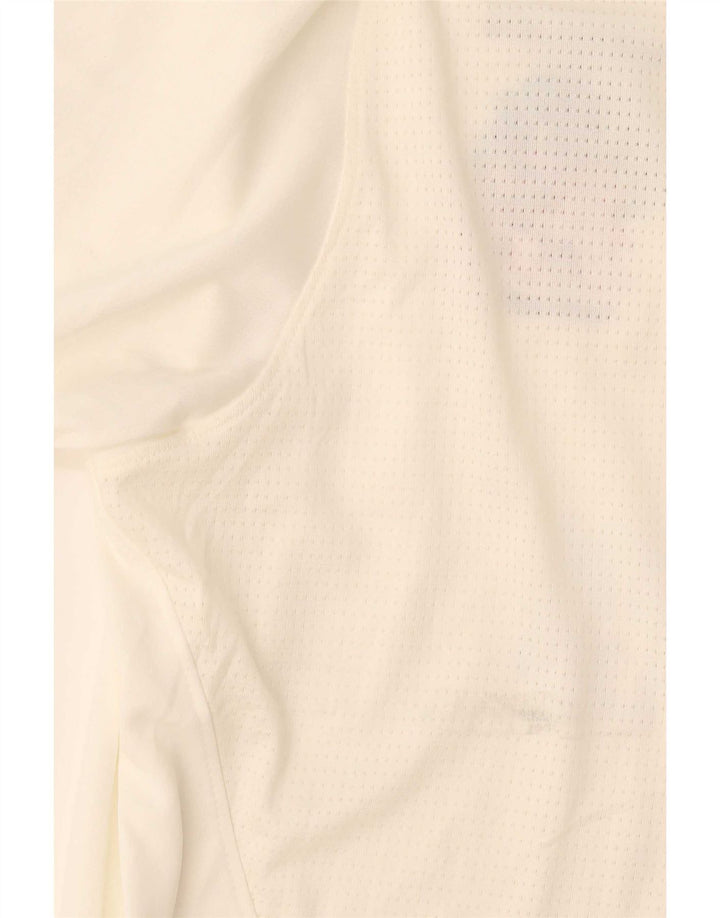 Nike grafisk poloshirt til mænd XL Off White Polyester