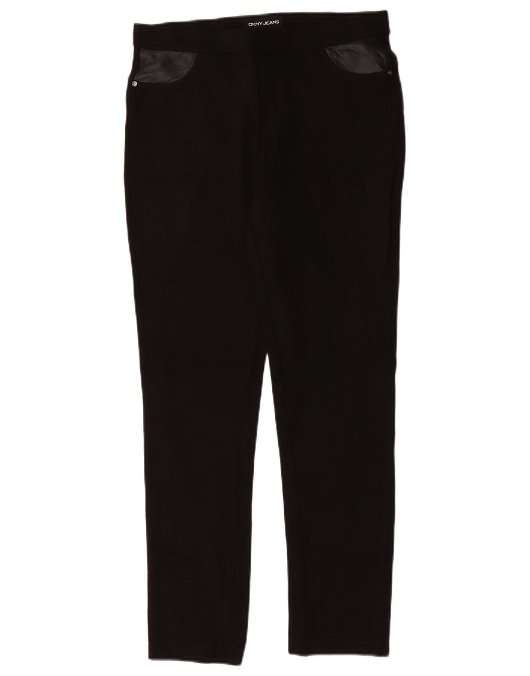 Dkny Dame Slim Casual Bukser Medium W30 L29 Sort Viscose