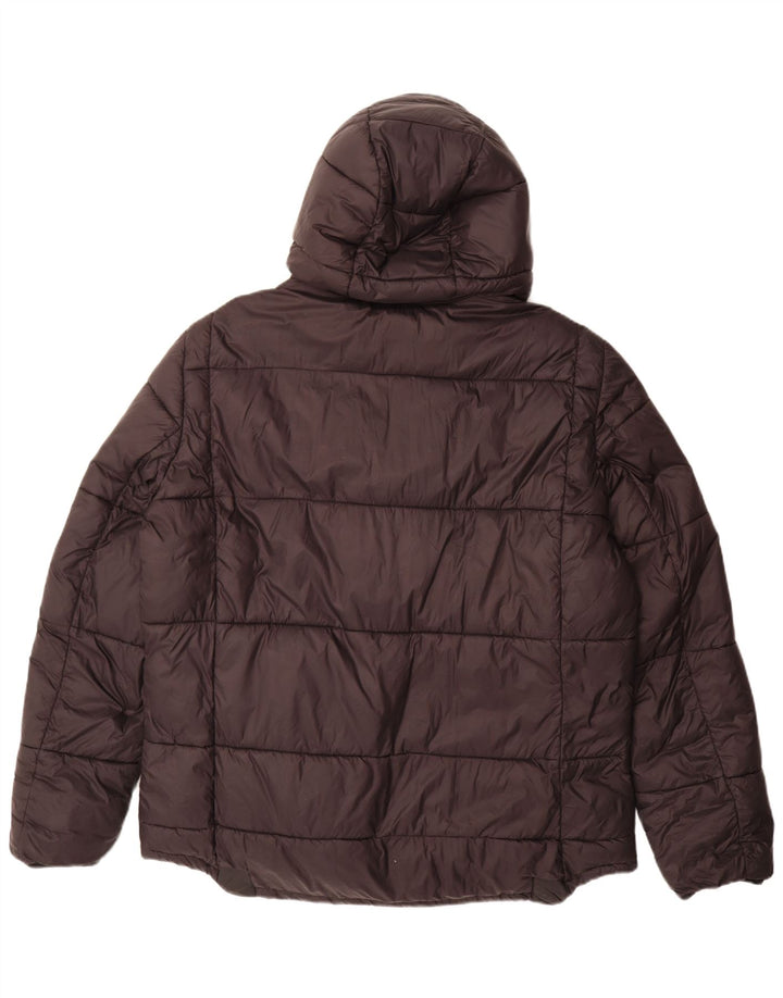 Barbour Herre hættepolstret jakke UK 42 XL Sort polyamid