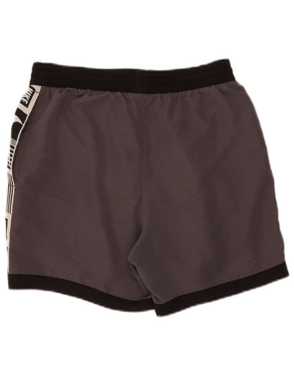 Nike Graphic Sports Shorts til kvinder UK 10 Small Grey Colourblock
