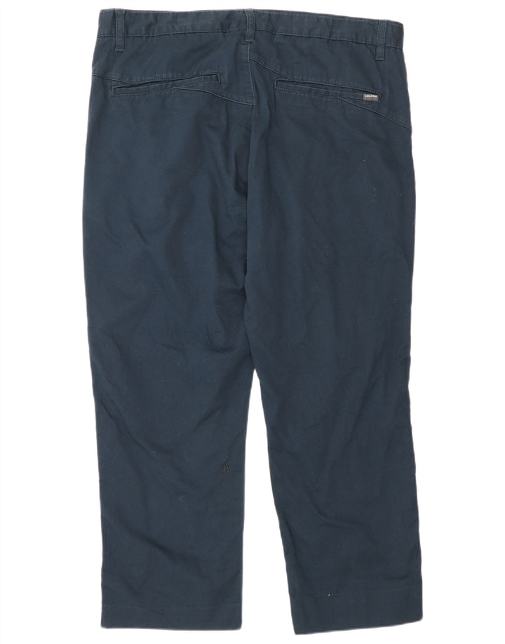 Volcom Straight Chino Bukser til mænd W36 L26 Marineblå