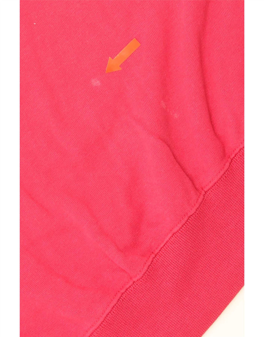 Champion Herre Zip Neck Sweatshirt Jumper Large Red
