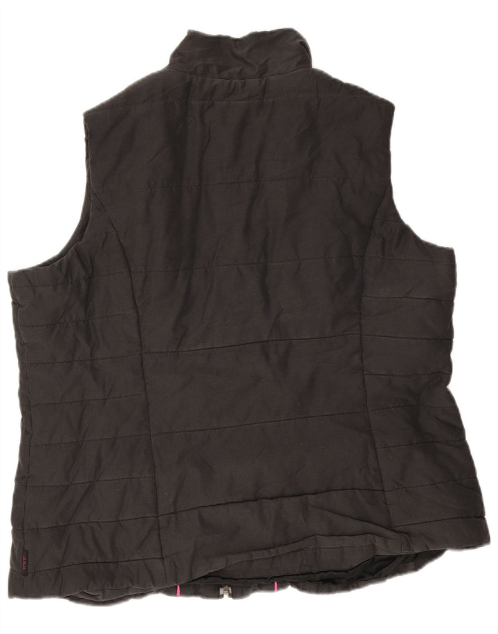 Marks & Spencer Dame Polstret Gilet UK 18 XL Sort Polyester