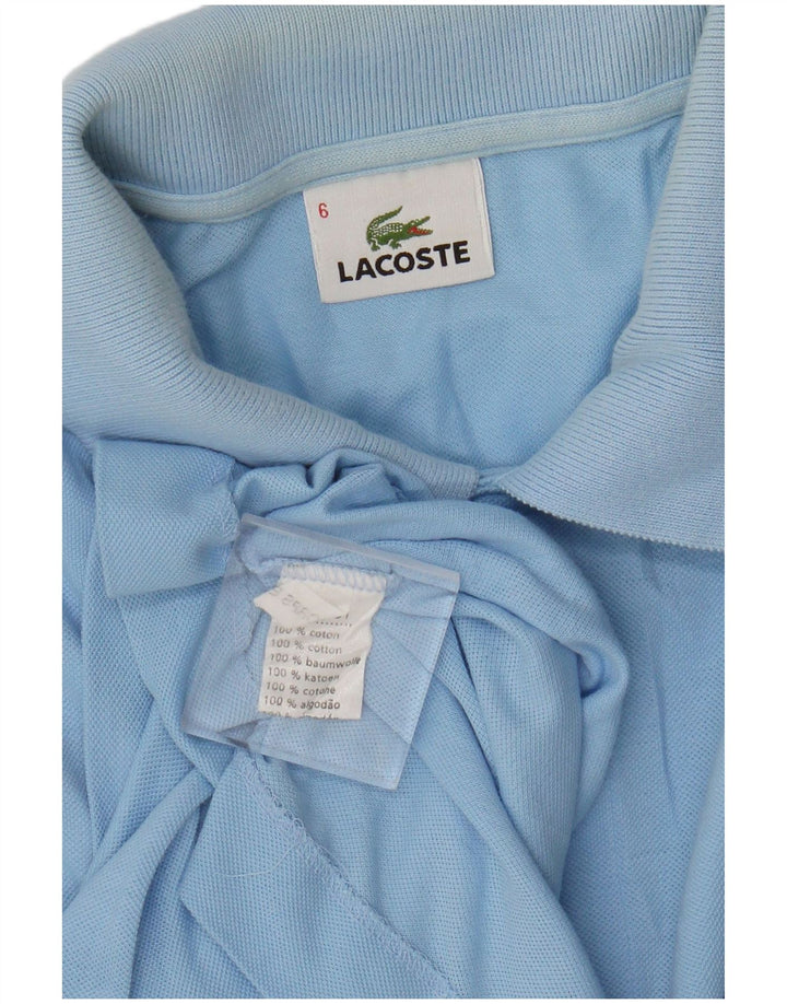 Lacoste herre poloskjorte str. 6 XL Blå bomuld