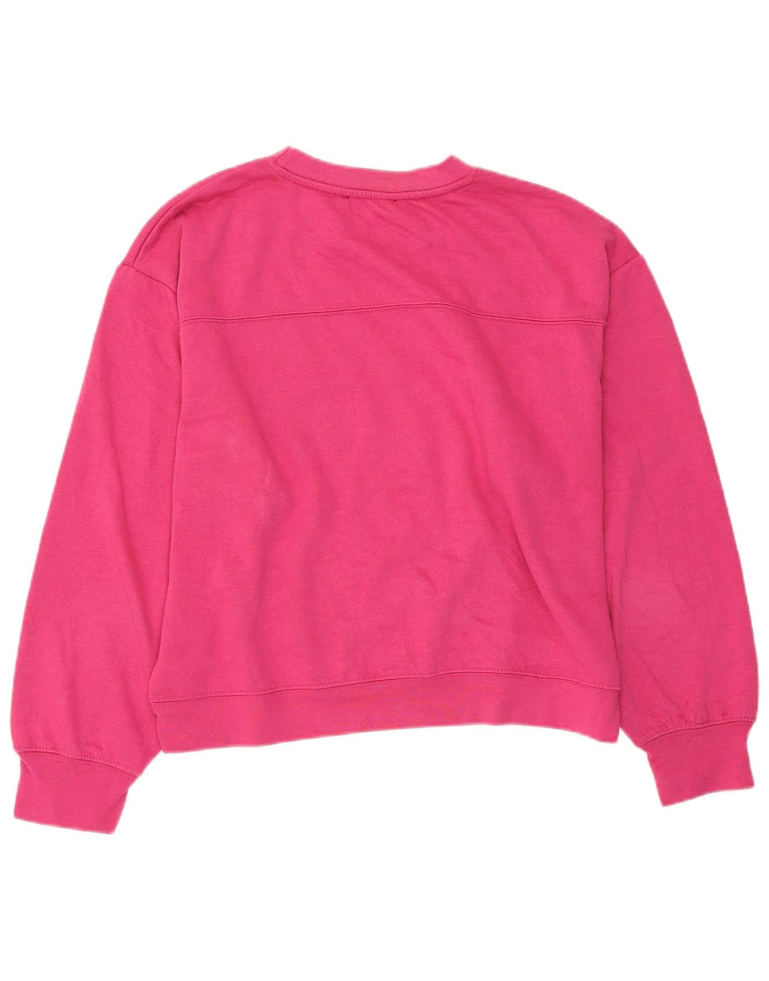 ZARA Dame Oversized Sweatshirt Jumper UK 16 Large Pink