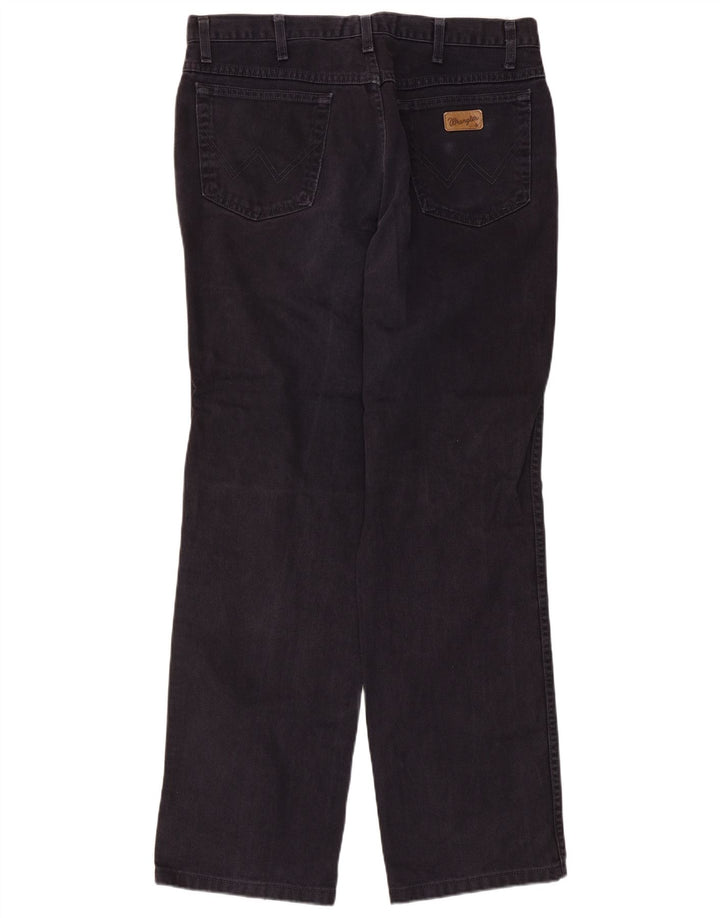 Wrangler Straight Jeans til mænd W36 L32 Marineblå Bomuld