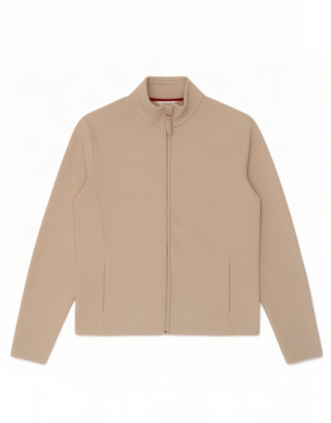 Marks & Spencer Fleecejakke til kvinder UK 12 Medium Beige Polyester