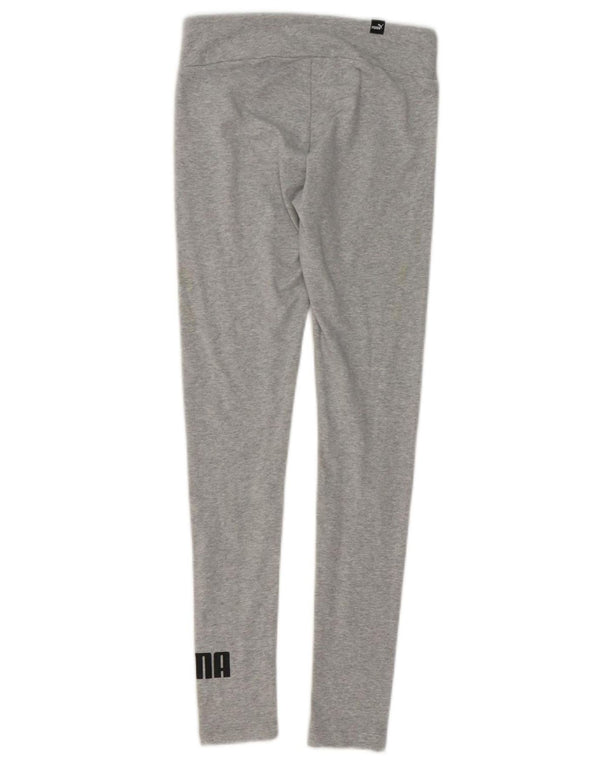 Puma Grafiske Leggings til kvinder UK 6 XS Grå Flecked Bomuld