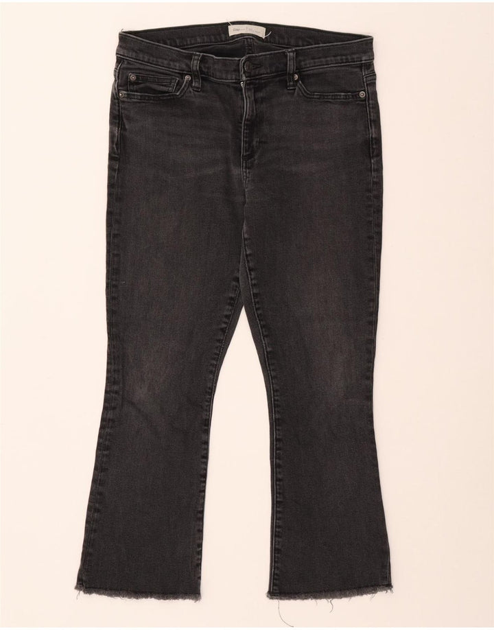 GAP Womens Kick Regular Fit cropped jeans W30 L24 Grå bomuld