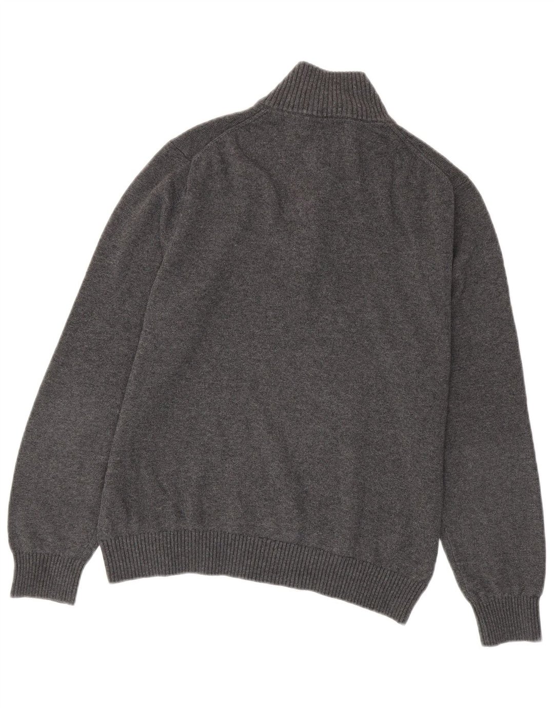 NAUTICA sweater med lynlås til mænd mellemgrå bomuld