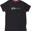ALPHA INDUSTRIES Mens Graphic T-Shirt Top Small Black Cotton Vintage Alpha Industries and Second-Hand Alpha Industries from Messina Hembry 