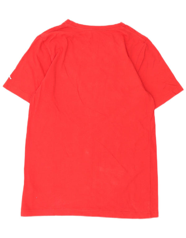 Jordan Boys Grafisk T-Shirt Top 13-14 år XL Rød Bomuld