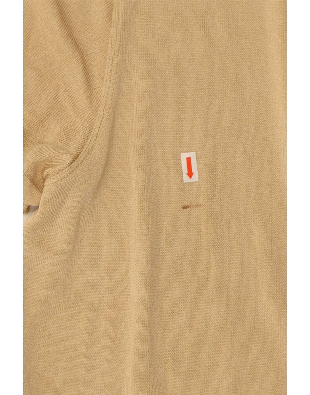Max Mara Dame Kortærmet Åben Cardigan Sweater UK 14 Medium Beige