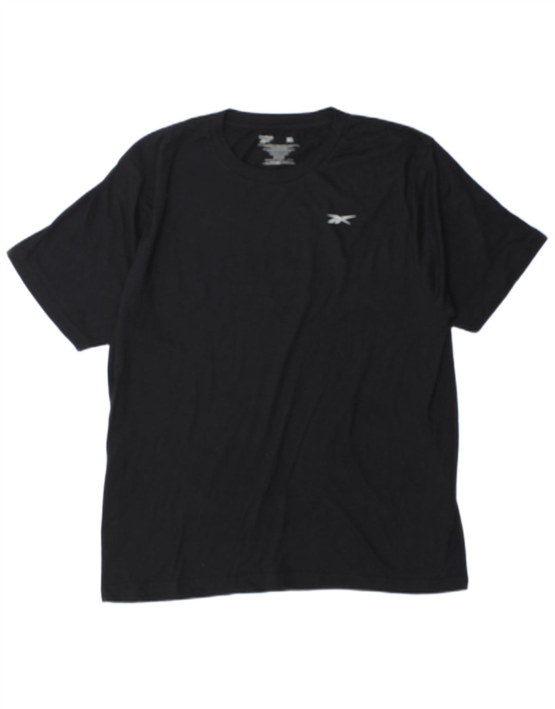 Reebok Herre T-Shirt Top XL Sort Bomuld