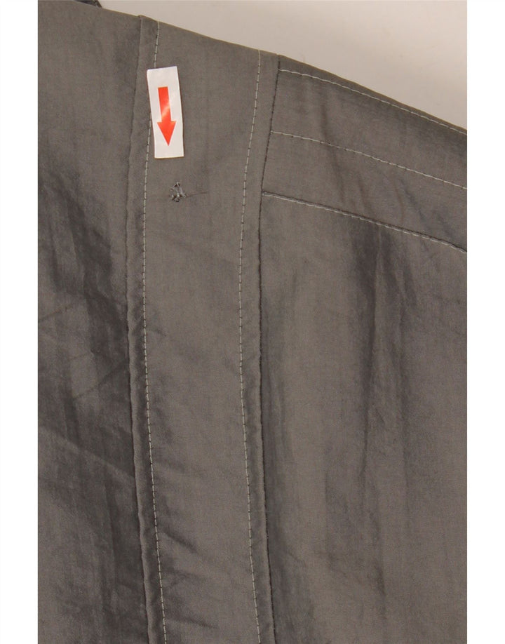 Vintage Herre Sherpa Bomber Jacket UK 40 Large Grå