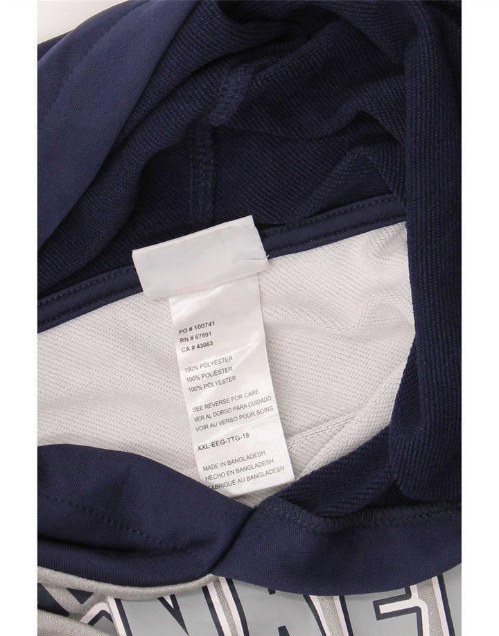 Ægte merchandise drenge grafisk top langærmet 15-16 år 2XL grå