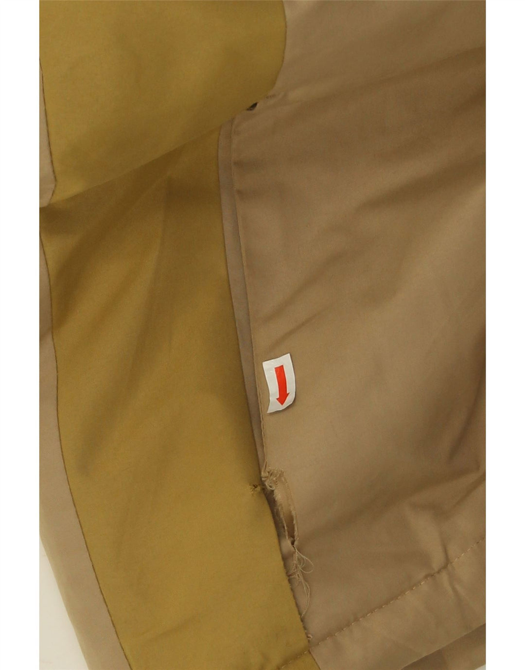 Jack & Jones Herre Grafisk Windbreaker Jacket UK 36 Small Beige Colourblock