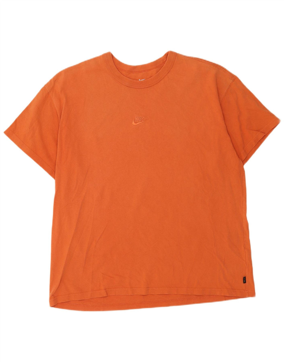 Nike Herre T-shirt Top XL Orange Bomuld