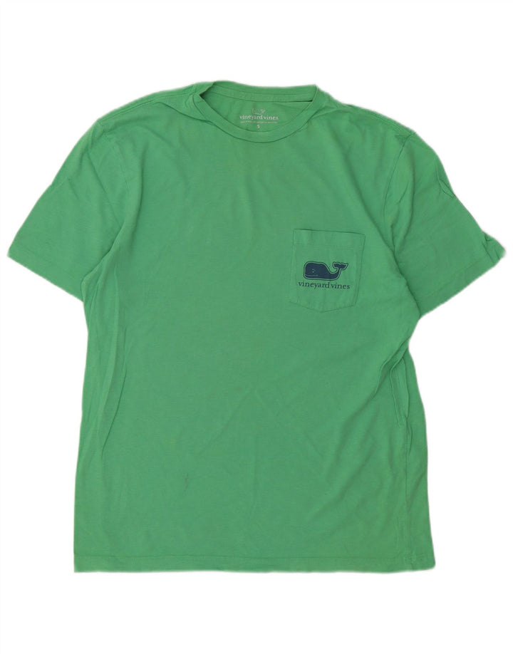 VINEYARD VINES Herre grafisk T-shirt Top Lille grøn bomuld