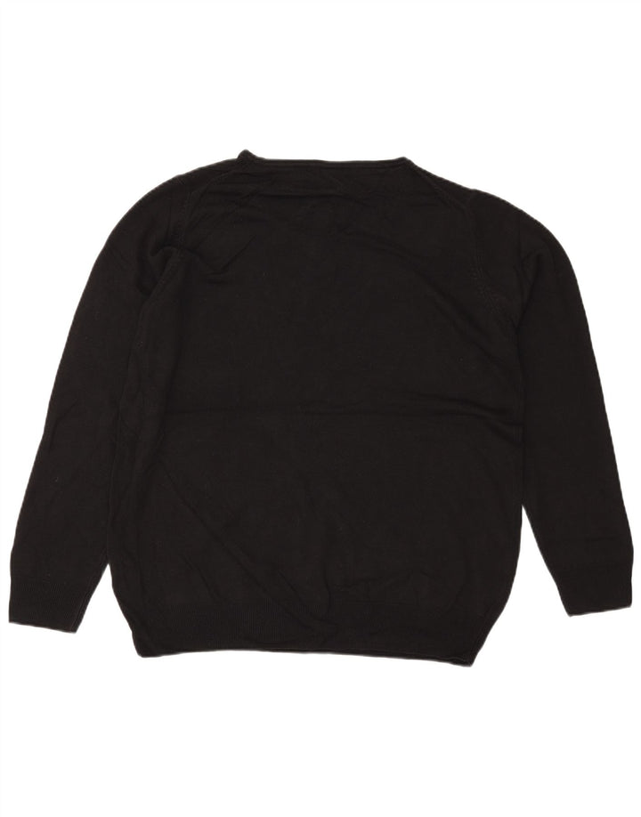 MARKS & SPENCER Dame sweater med rund hals i overstørrelse UK 18 XL Sort