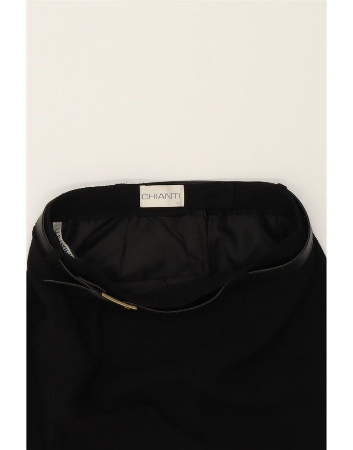 VINTAGE Womens Pencil Skirt UK 12 Medium W30  Black Vintage Vintage and Second-Hand Vintage from Messina Hembry 