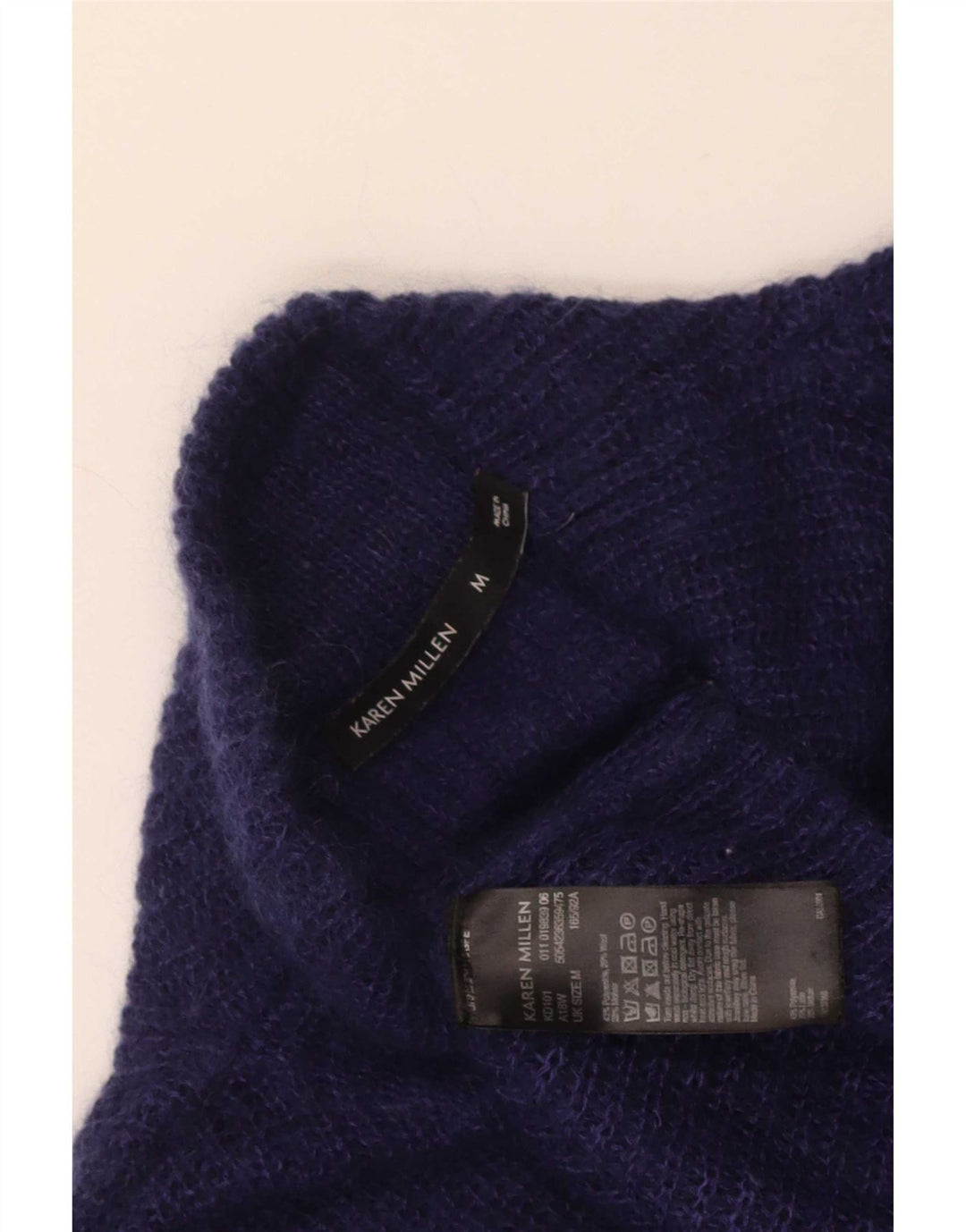 Karen Millen Dame Turtle Neck Jumper Sweater UK 14 Medium Purple