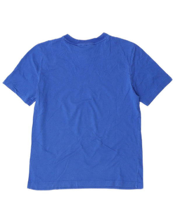 Adidas drenge Regular Fit grafisk T-shirt top 13-14 år Blue Cotton Sports