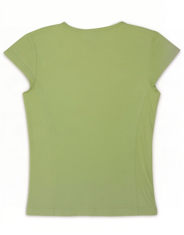 Champion Dame T-Shirt Top UK 12 Medium Grøn