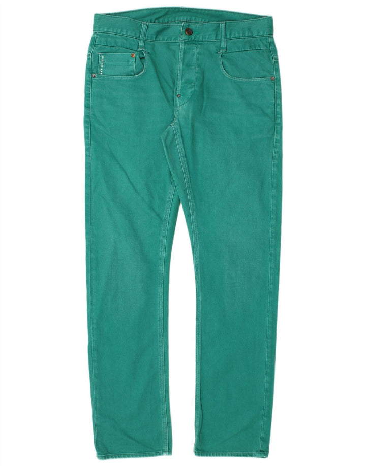 G-Star Slim Jeans til mænd W33 L32 Grøn bomuld