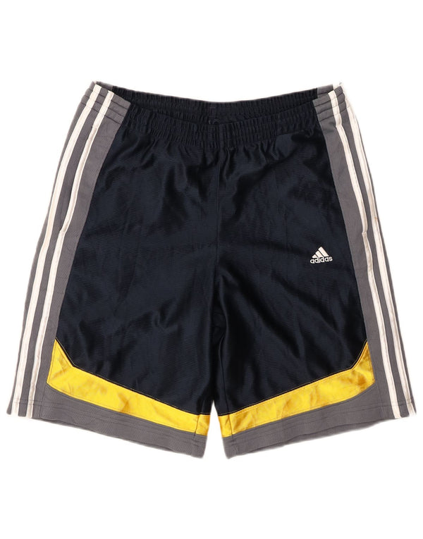 Adidas Boys Sports Shorts 15-16 år Blå Colourblock Polyester