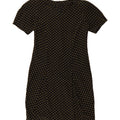 VINTAGE Womens Sheath Dress UK 14 Medium Black Polka Dot Vintage Vintage and Second-Hand Vintage from Messina Hembry 