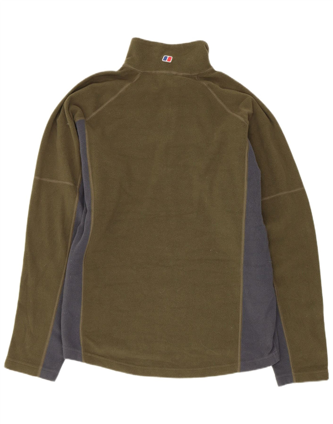 Berghaus Herre lynlås-hals Fleece Jumper Medium Khaki Colourblock Polyester