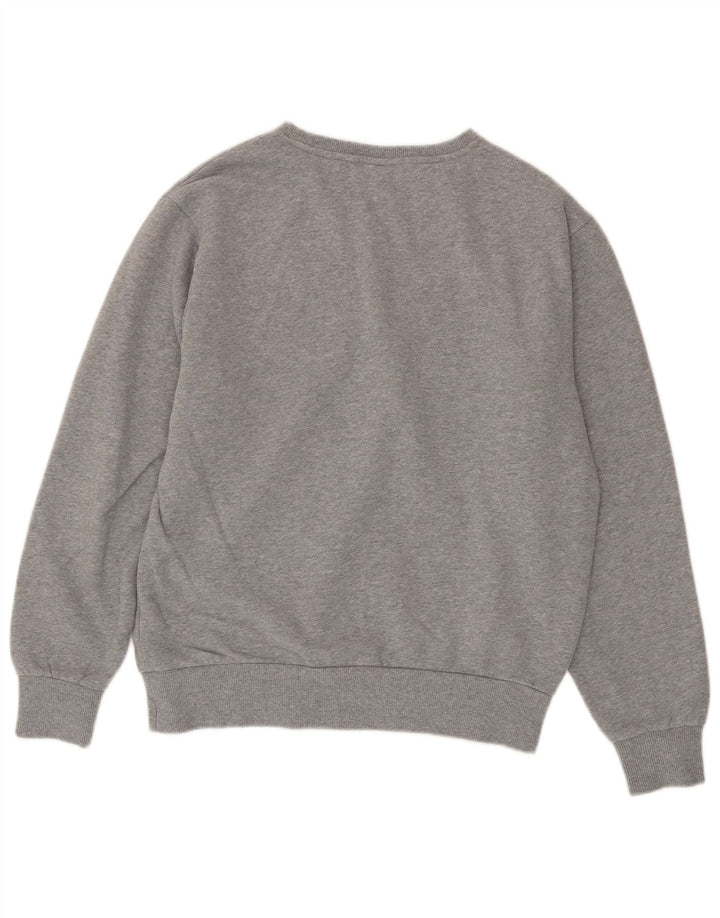 ELLESSE Grafisk sweatshirt til mænd, stor grå bomuld