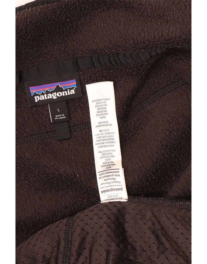 Patagonia Herre Fleece Gilet UK 40 Stor Sort Polyester