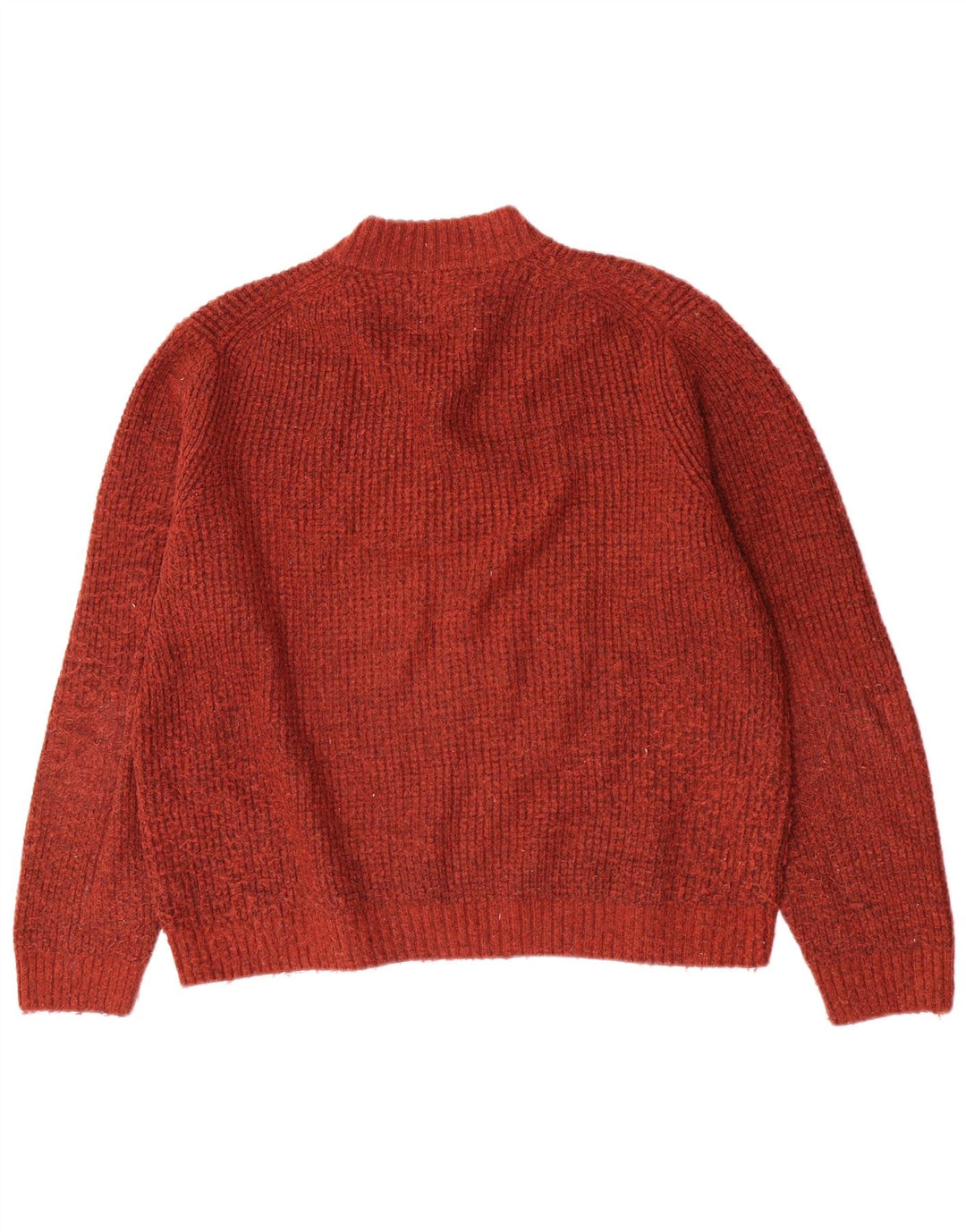Marks & Spencer Herre Turtle Neck Jumper Sweater XL Rød Akryl