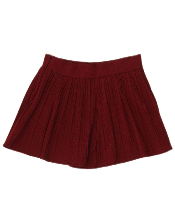 Zara Womens High Waist Shorts Small W26 Red